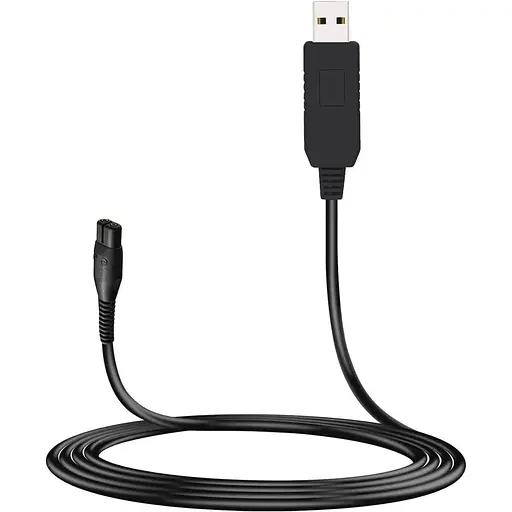 MEROM 4,3 В бритва Заміна USB-кабелю для заряджання A00390 Шнур зарядного пристрою, сумісний із Philips Norelco One Blade QP2620