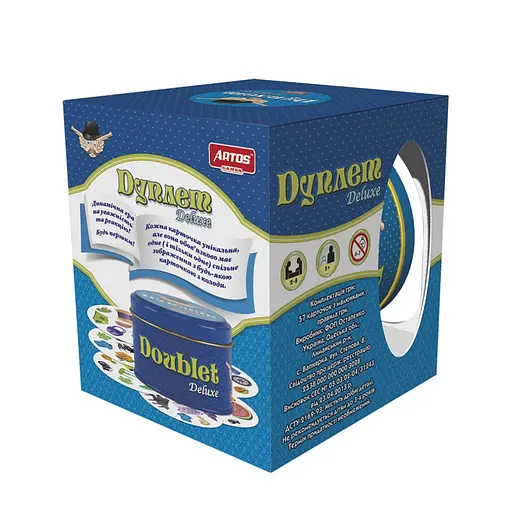 Настільна карткова гра "Дуплет Deluxe" Artos Games 1038, 57 карток - фото 4