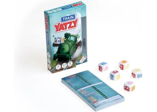 Настольная игра Smart Яцзы. Поезда (Train Yatzy) (англ.) + QR-код на укр. правила (YTZ001) - фото 2