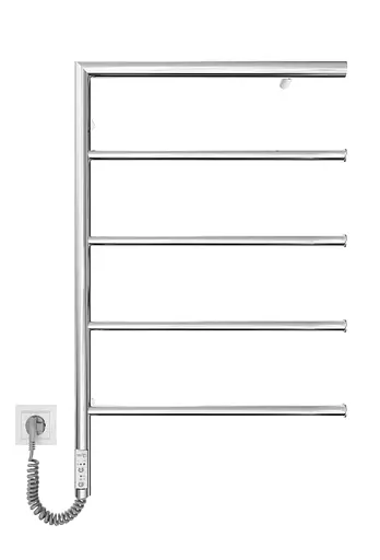 Електрична рушникосушка Mario Romeo-І 770x530/80 ТR лівий 2.3.8501.10.P, Хром, Ліве, Електронний - фото 2