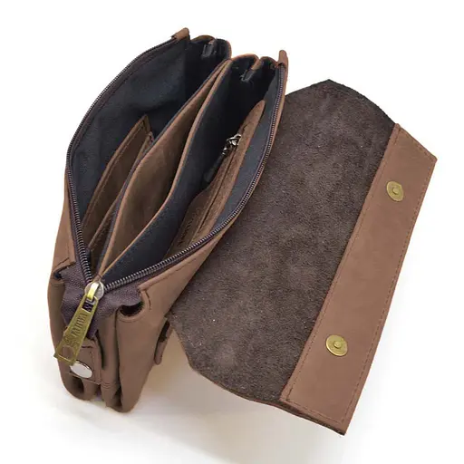 Кожаная мужская сумка TARWA 23.5х14.5х4 см sum0026066 - фото 2