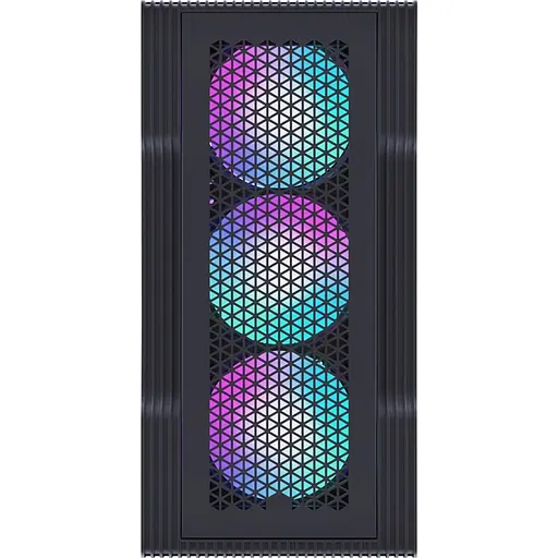 Корпус 1stPlayer T3-BK-4F1 Black [134427] - фото 4