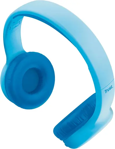 Наушники On-ear Nouna Kids, Wireless, микрофон, синий Trust teh0014286 - фото 10