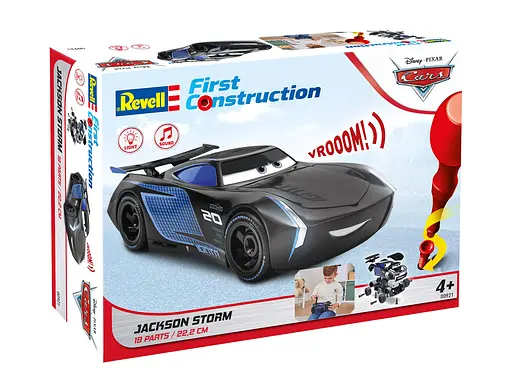 Конструктор Revell Jackson Storm Disney Cars машинка зі світлом та звуками чорний 00921 - фото 8