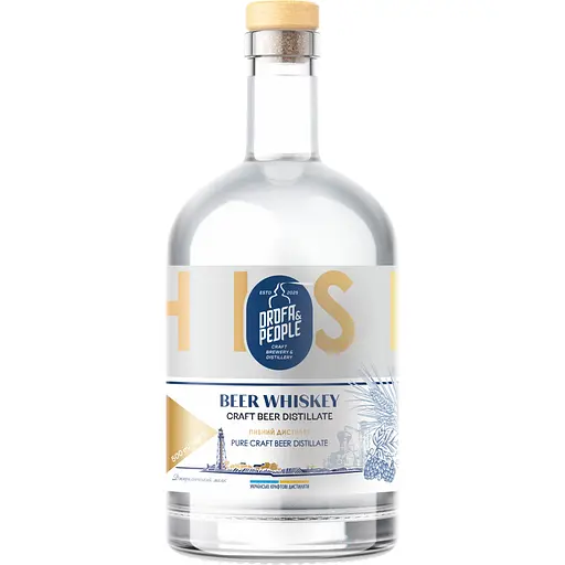 Пивной дистиллят Дрофа&Люди Beer Whiskey Pure Craft Beer Distillate 42% 0.5 л - фото 1