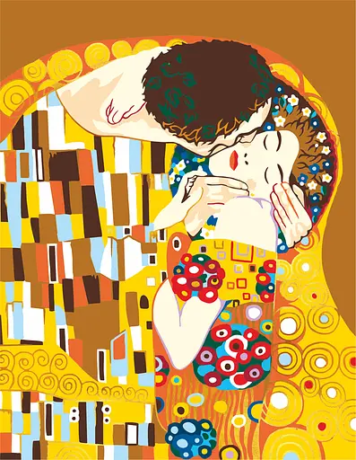 Картина по номерам Rosa Start Поцелуй - фото 2