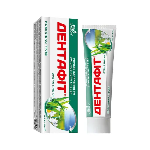 Зубна паста "Дентафіт комплекс трав", 100 мл