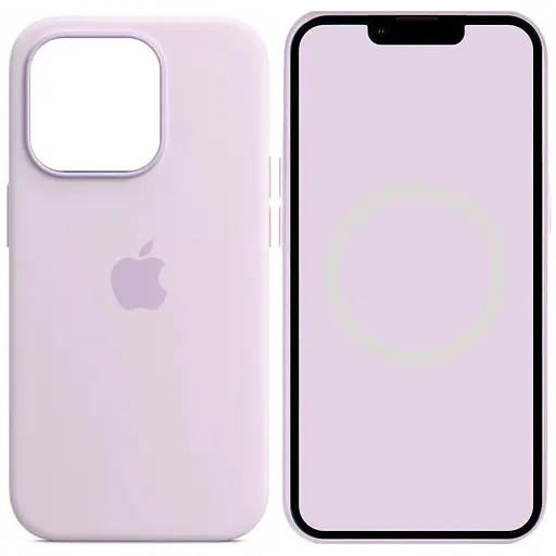 Чохол Silicone case AAA with Magsafe and Animation для Apple iPhone 14 Pro 6.1 Бузковий/Lilac