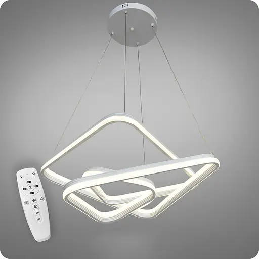 Люстра підвісна 517 Dlight 3color с пультом 180Вт Білий (02002) - фото 2