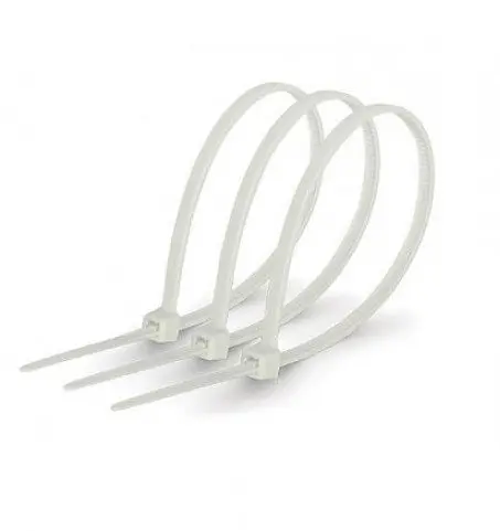 Кабельная стяжка 450*5 натуральная 100шт - фото 1