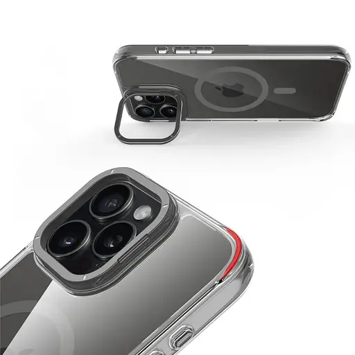 Чохол Epik TPU Space Case Apex with MagSafe для Apple iPhone 16 Pro Max 6.9 Grey - фото 3