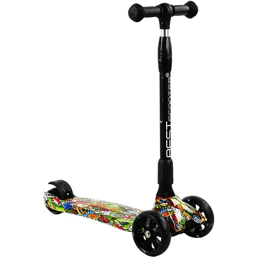 Самокат Best Scooter 62х16х29 см Різнобарвний 000231620