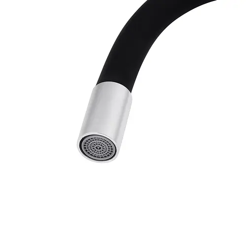 Смеситель для кухни с гибким изливом Kroner KRP Edelstahl Klassisch - ESG035BLK CV024353 Хром матовый - фото 7