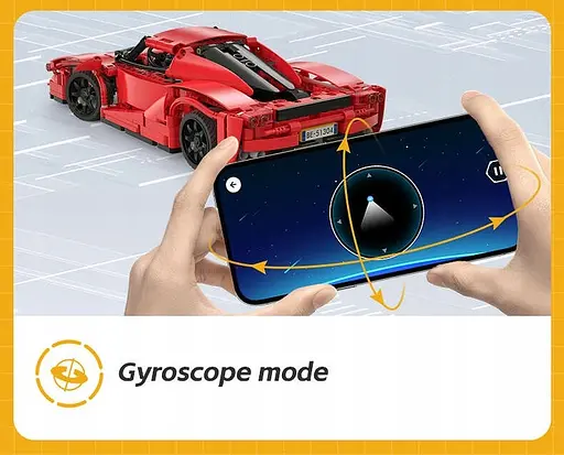 Конструктор машина на радиоуправлении CADA Red Blade гонка 405 деталей - фото 6