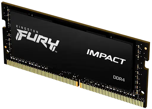 Оперативна пам'ять Kingston Fury 32GB SODIMM DDR4 3200MHz Impact Black (KF432S20IB/32)