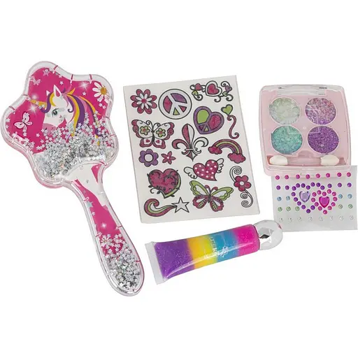 Дитячий набір кометики "Мейкап і тату" Lukky T20723 палетка 4 кольори - фото 2