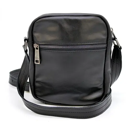 Чоловіча шкіряна сумка через плече TARWA 22х17.5х6.5 см sum0028347 - фото 3