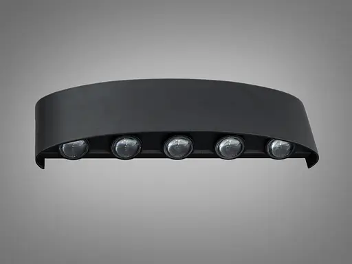 Світильник фасадний LED чорний 4 Вт 4 промені - фото 2