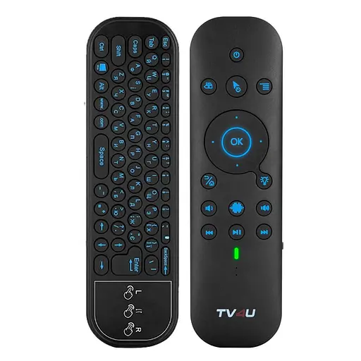 Аеропульт TV4U G60s Pro UKR з гіроскопом, клавіатурою, тачпадом, підсвічуванням та мікрофоном - фото 4