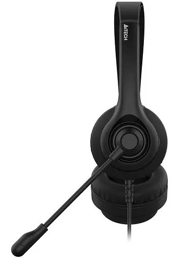 Гарнитура A4Tech HU-8 Black (HU-8 Black) - фото 3