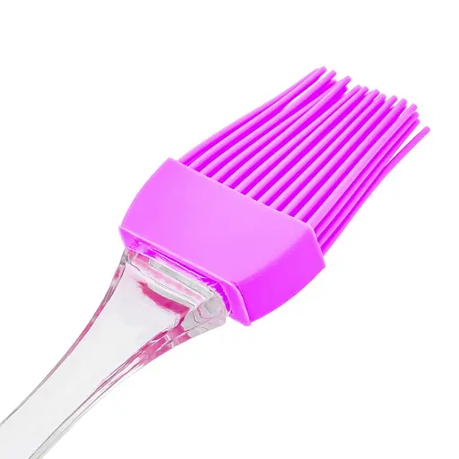 Кисточка кондитерская силиконовая для выпечки маленькая 17 см Фиолетовая, Kitchen Master  84749 - фото 8