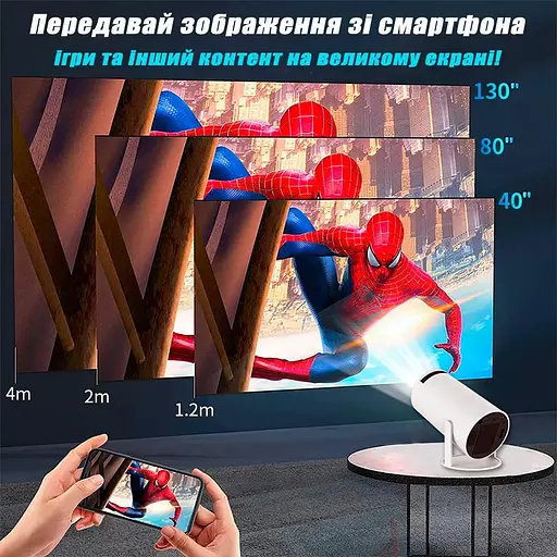 Проектор Magcubic HY300 Pro портативний смарт LED міні Android - фото 5