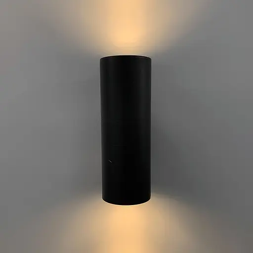 Відкритий фасадний настінний циліндричний світильник 30х11 см Line.F OT 567 - фото 6