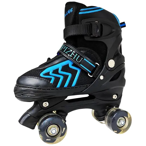 Дитячі роликові ковзани PIPIZHU для хлопчиків та дівчаток, 8 світлових коліс та 4 регульованих розміри
