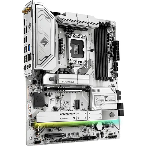 AsRock Z890 STEEL LEGEND WIFI (1851/Z890, 4*DDR5, 2*PCIex16, HDMI/TB4, 4xSATA, 4xM.2, 2.5Glan, 7.1ch - фото 3