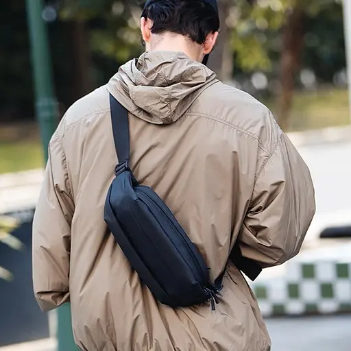 Сумка бананка Mark Ryden MR532 на пояс (Черный) - фото 7