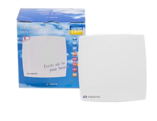 Вентилятор бытовой вытяжной Vents 125 ЛД Л Белый 30412 - фото 10