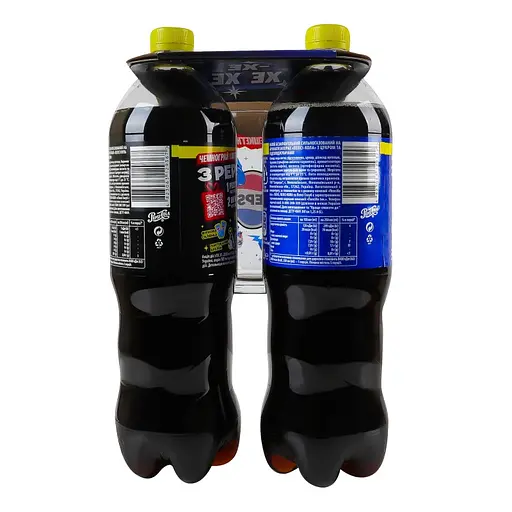 Уцінка. Набір напоїв безалкогольних новорічний Pepsi Кола 1.25 л + Pepsi Нуль цукру 1.25 л + склянка Pepsi 260 мл - фото 4