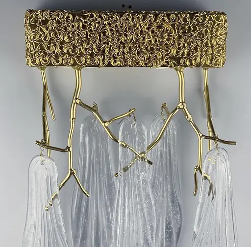 Бра з фактурними пелюстками, що нагадують ніжні крильця Line F Арт. WB 5052/2P  - фото 2