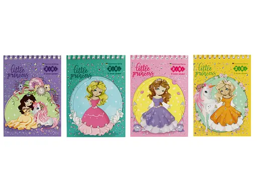 Блокнот на пружине сверху Little Fairy KIDS Line, А6, 40 листов, картонная обложка - фото 2