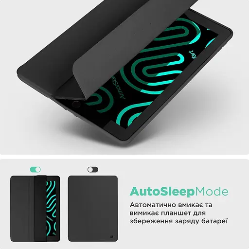Чохол-книжка ArmorStandart Smart Fold Pen для Samsung Galaxy Tab S10 FE+ Black (ARM85554) [151842] - фото 7