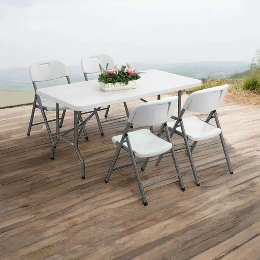 Садовая мебель SpringFun комплект раскладной стол 180см с 4 стульями - фото 8