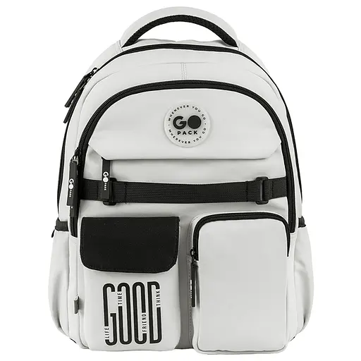 Рюкзак GoPack Education 183 светло-серый Серый (GO26-183M-2) - фото 3