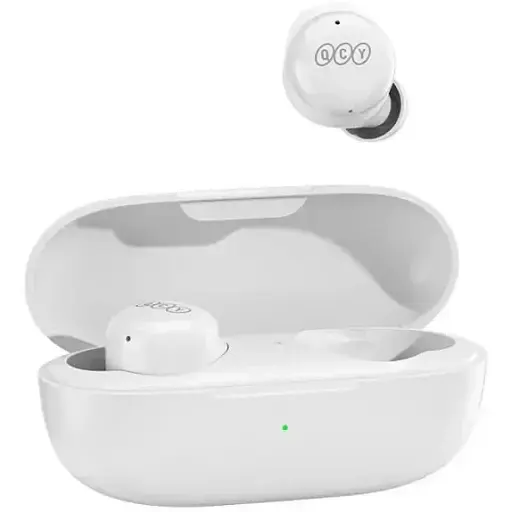 Наушники TWS QCY T17 5.0 white RU - фото 4