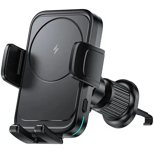 Холдер Wiwu CH-321 Universal Automatic Wireless car charger Чорний - фото 1