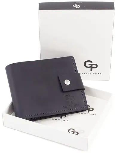 Мужской кожаный кошелек Grande Pelle acs0029483 - фото 5