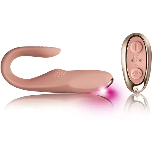 Универсальный вибратор Rocks Off Two-Vibe Pink - фото 2