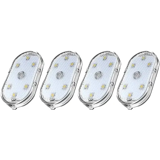 Бездротові світлодіодні ліхтарі для салону автомобіля 4 шт.