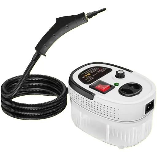 Універсальний пароочисник Domotec MS-5354 з насадками 1.2 л для догляду за будинком 3 бар 2500 Вт Білий - фото 1