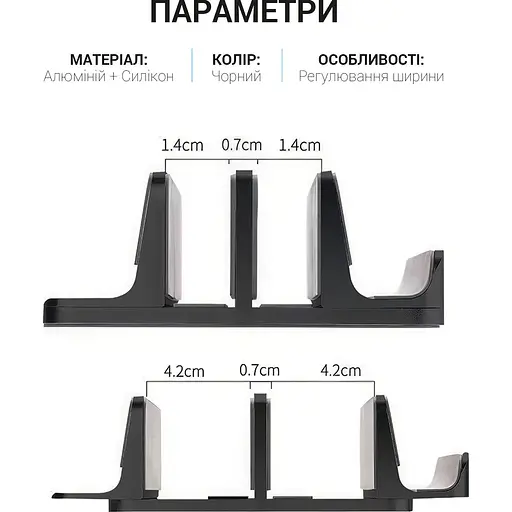 Підставка для ноутбука OfficePro LS730B Black (144418) - фото 9