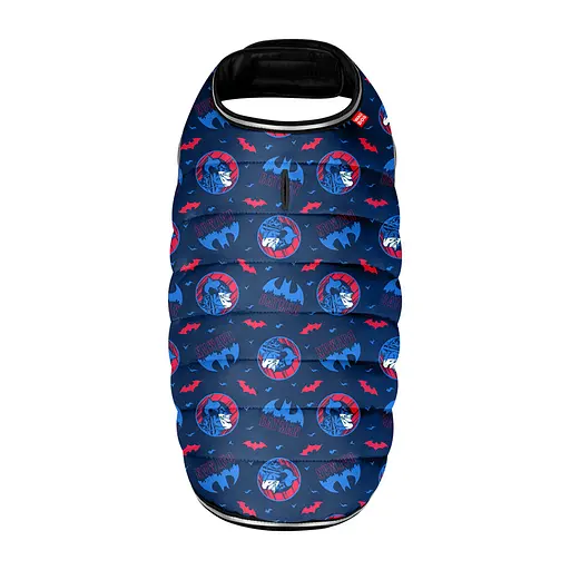 Курточка-накидка для собак Waudog Clothes, малюнок "Бетмен червоно-блакитний ", XL, А 47 см, B 68-80 см, С 42-52 см - фото 3