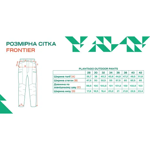 Штани Frontier Plantago Light Outdoor 30 Red - фото 5