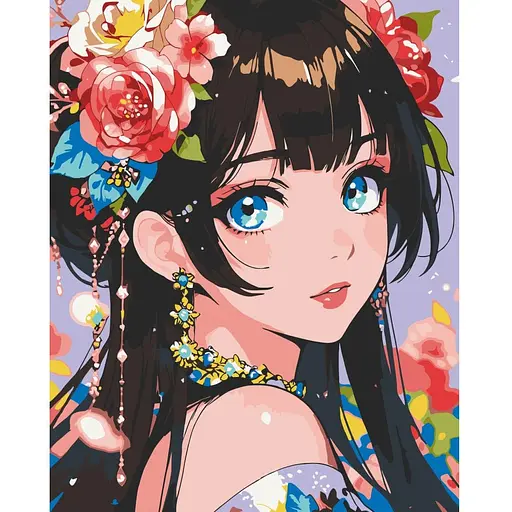 Набор для росписи ArtCraft Голубоглазый цветок 40 x 50 см (16103-AC)