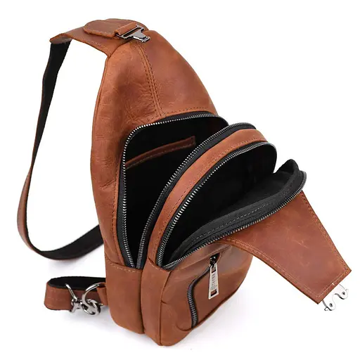 Кожаный мужской рюкзак TARWA 17х7х33.5 см sum0026166 - фото 2