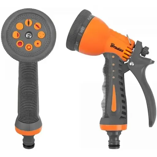 Пистолет для полива Bradas GOLD LINE 8 режимов, ZEBRA TWIN GL7203 - фото 1