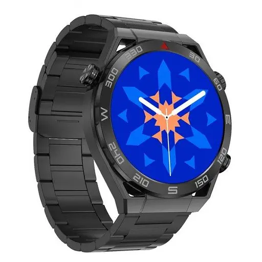 Чоловічий наручний розумний годинник Smart Ulpamate з GPS (Black) - фото 3